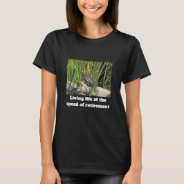 Happy ユーモアのある Retimentリラックス Turtleの写真 Tシャツ