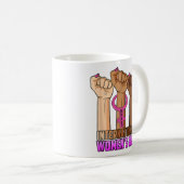 Happy 国際的 Women's インスパイア Day Inclusion コーヒーマグカップ (正面右)