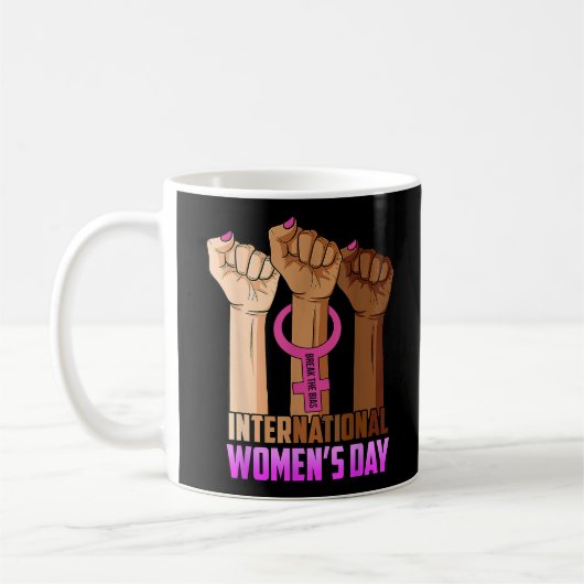 Happy 国際的 Women's インスパイア Day Inclusion コーヒーマグカップ (左)