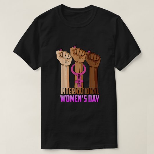 Happy 国際的 Women's インスパイア Day Inclusion Tシャツ (デザイン正面)