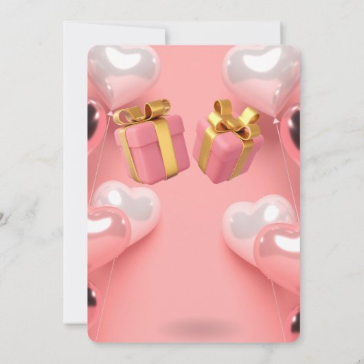 HAPPY 招待状 (裏面)