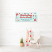 Happy 気に Respiratory  Week Annovation Banner 横断幕 (インサイチュ)