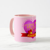 Happy （特別な日） – シスター/名前 マグカップ (正面左)