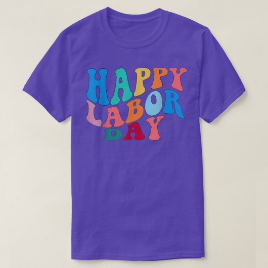 Happy 祝 Union Labor Day Worker & Employee Tシャツ (デザイン正面)