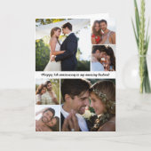 Happy 結婚's Anniversary写真 |コラージュ カード (正面)