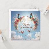 Happy 結婚's Greeting Cards カード (正面/裏面インサイチュ)