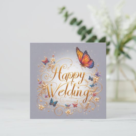 Happy 結婚's Greeting Cards カード (スタンド正面)