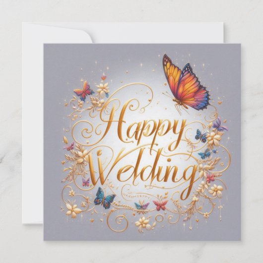 Happy 結婚's Greeting Cards カード (正面)