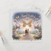 Happy 結婚's Greeting Cards カード (正面/裏面インサイチュ)