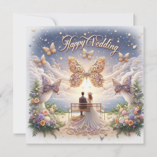 Happy 結婚's Greeting Cards カード (正面)