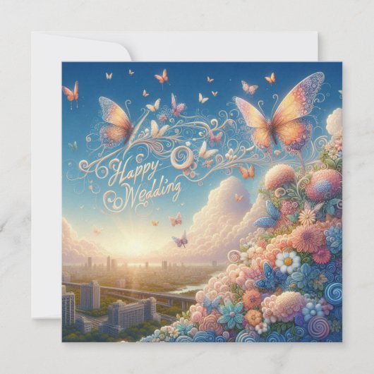 Happy 結婚's Greeting Cards カード (正面)