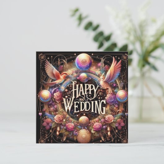 Happy 結婚's Greeting Cards カード (スタンド正面)