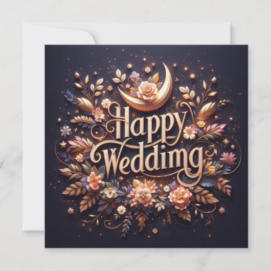 Happy 結婚's Greeting Cards カード (正面)