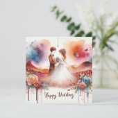 Happy 結婚's Greeting Cards カード (スタンド正面)