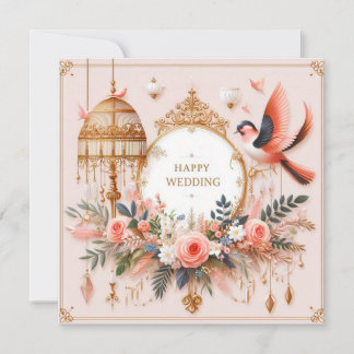 Happy 結婚's Greeting Cards カード