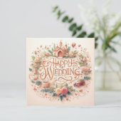 Happy 結婚's Greeting Cards カード (スタンド正面)