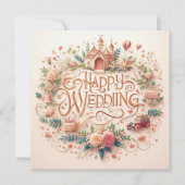 Happy 結婚's Greeting Cards カード (正面)