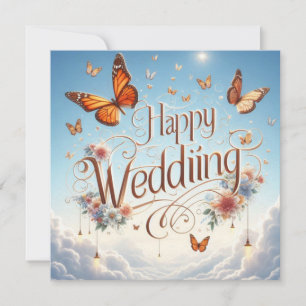 Happy 結婚's Greeting Cards カード