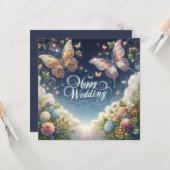 Happy 結婚's Greeting Cards カード (正面/裏面インサイチュ)