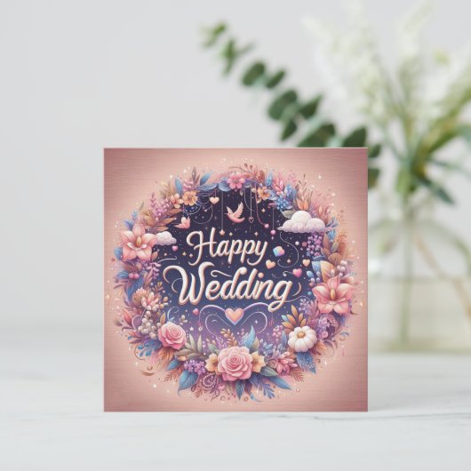 Happy 結婚's Greeting Cards カード (スタンド正面)
