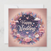 Happy 結婚's Greeting Cards カード (正面)