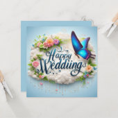 Happy 結婚's Greeting Cards カード (正面/裏面インサイチュ)