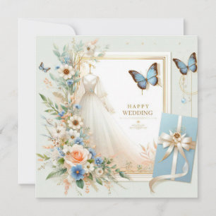 Happy 結婚's Greeting Cards カード