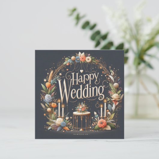 Happy 結婚's Greeting Cards カード (スタンド正面)