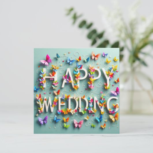 Happy 結婚's Greeting Cards カード (スタンド正面)