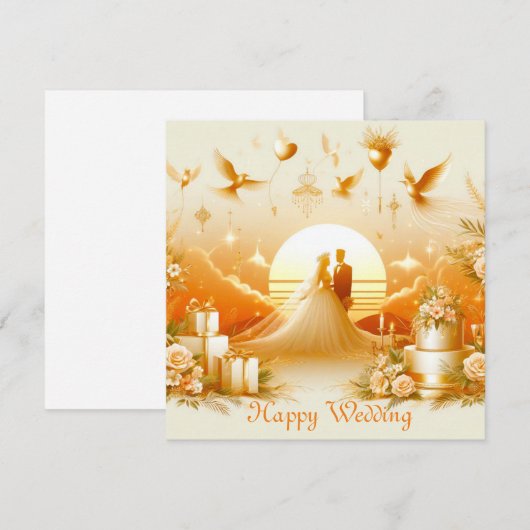 Happy 結婚's Greeting Cards シーズンカード (正面/裏面)