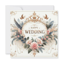 Happy 結婚's Greeting Cards