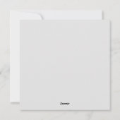 Happy 結婚's Greeting Cards シーズンカード (裏面)