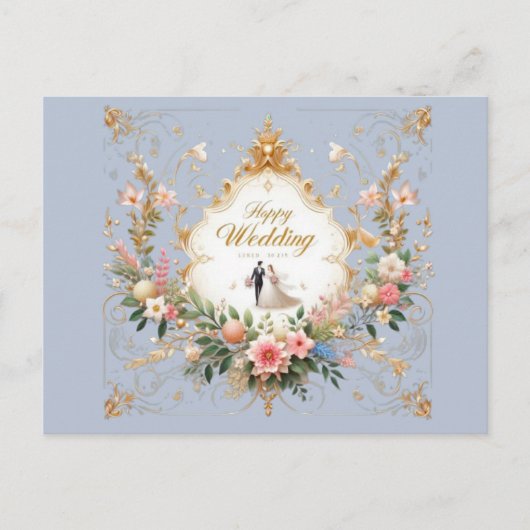 Happy 結婚's Greeting Cards ポストカード (正面)