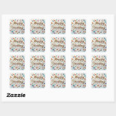Happy 結婚's Sticker スクエアシール (シート)