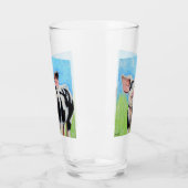 Happy 絵画 Pig タンブラーグラス (左)