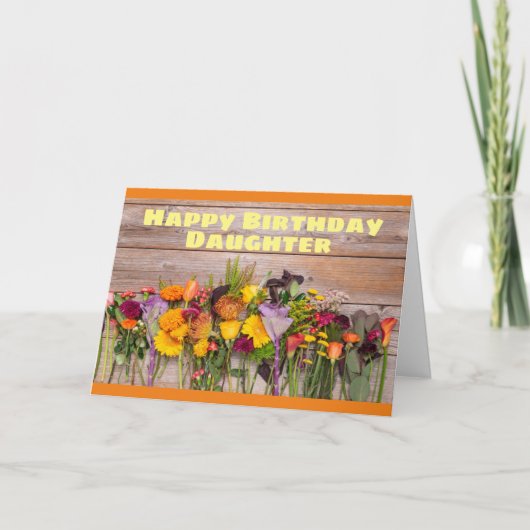 HAPPY *誕生日*お嬢さん誇りを持ったSO OF "ユー" シーズンカード (正面)