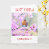 HAPPY *誕生日* ***祖母***カード カード (黄色い花)