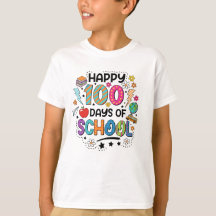 Happy 100日学校Tシャツ