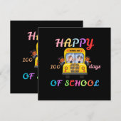 HAPPY 100日目の登校, 学校へ行こう 招待状 (正面/裏面)