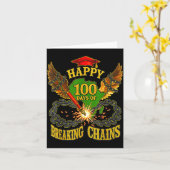 Happy 100 Days Of Breaking Chains Mlk Legacy Schoo カード (黄色い花)