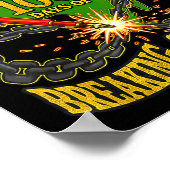 Happy 100 Days Of Breaking Chains Mlk Legacy Schoo ポスター (角)