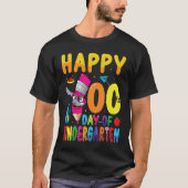 Happy 100 Days Of Kindergarten Students 100th Days Tシャツ (正面)
