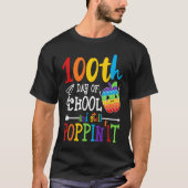 Happy 100 Days Of School And Still Poppin 100th Da Tシャツ (正面)