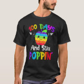 Happy 100 Days Of School And Still Poppin 100th Da Tシャツ (正面)