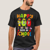 Happy 100 Days Of School Flossing Dance 100 Days S Tシャツ (正面)