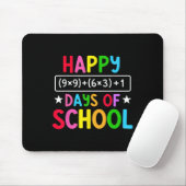 Happy 100 Days Of School Math Equation Funny Teach マウスパッド (マウス)