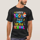 Happy 100 Days Of Virtual School Smarter Student A Tシャツ (正面)
