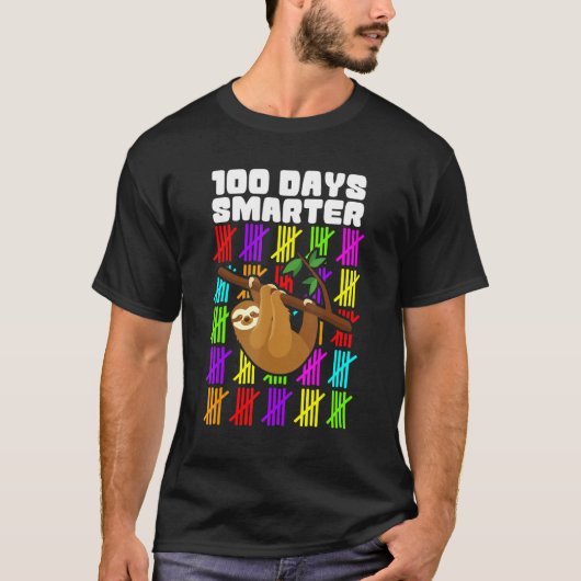 Happy 100 Days Smarter Shirts, 100th Day Of School Tシャツ (正面)