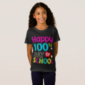 Happy-100-th-day-of-school Tシャツ (正面フル)