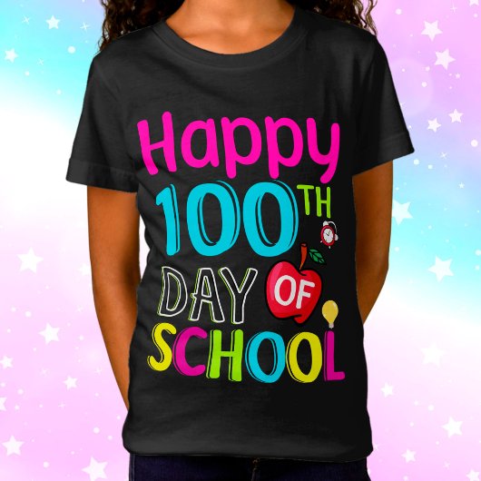 Happy-100-th-day-of-school Tシャツ